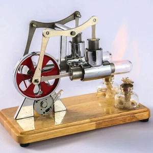 Mini Stirling Engine Model Motor Kit DIY Educational Toys Electricity Generator - Picture 1 of 11