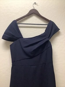 Shoshanna Midnight Navy Evening Dress Size 12 - Picture 1 of 3