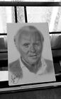 Anthony Hopkins Movie Actor Pencil Hand Drawn Art Print A3 Picture Canvas Gift