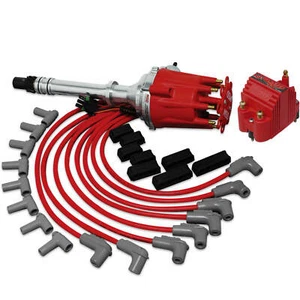 MSD 84741 Small Block Chevy Ignition R2R Distributor Blaster Coil Wire Kit  - Foto 1 di 2
