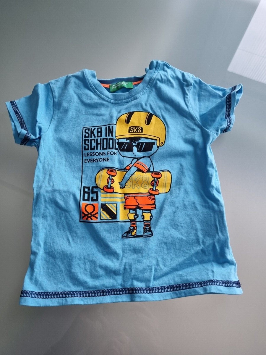 United Colors Of Benetton Baby-Jungen T-Shirt - 100% Baumwolle