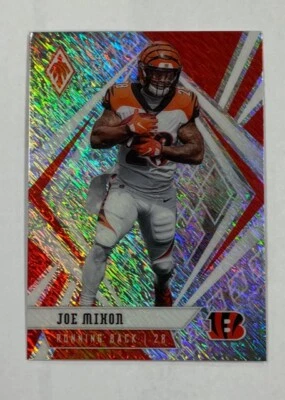 Joe Mixon Bengals 2020 Panini Phoenix No.39 White Shimmer Single Card - Image 1 of 2