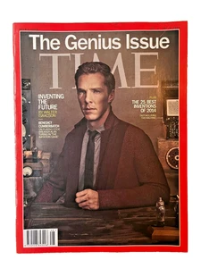 Time Magazine Dec 1st/Dec 8th 2014, The Genius UK Issue Benedict Cumberbatch - Picture 1 of 2