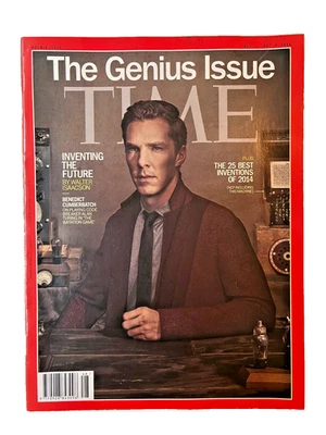 Time Magazine Dec 1st/Dec 8th 2014, The Genius UK Issue Benedict Cumberbatch - Image 1 of 2