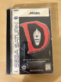 D Sega Saturn Case, Manual, 2 Discs Horror Game