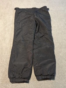 Vintage Columbia Snow Pants Mens Large Black Ski Snowboard Shell Outdoor - Picture 1 of 8