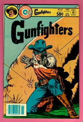 Gunfighters # 63 (7.0) 11/1980 Bronze-Age 50c Western Comic Masked Raider App. - Image 1 of 4