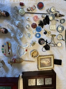Antique Dollhouse Furniture - Picture 1 of 16