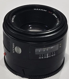 LENTE MINOLTA AF 50 MM 1:1,7 (22) 49 MM DE COLECCIÓN      - Imagen 1 de 8