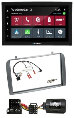 Blaupunkt 2DIN Lenkrad USB Bluetooth DAB Autoradio für Alfa Romeo GT 147 2000-20 - Bild 1 von 4