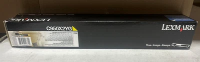 Cartucho de tóner amarillo original Lexmark C950X2YG para C950 Foto 1 de 2