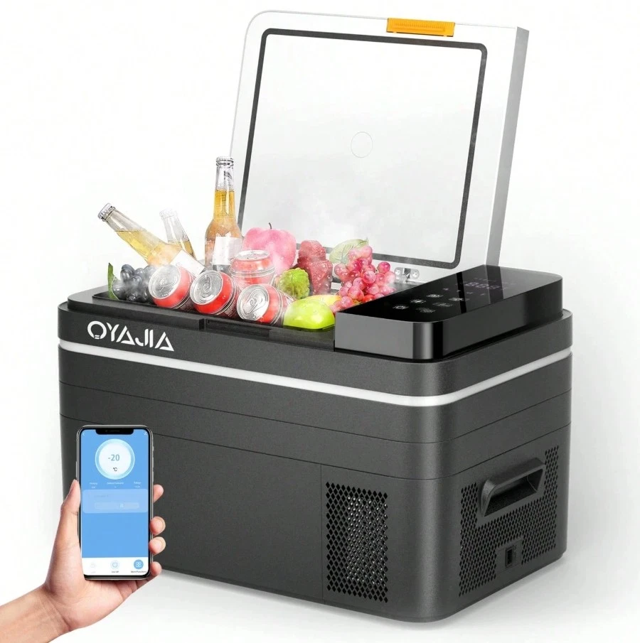 Refrigerador Congelador Coche 30L Nevera Portátil Vehículo Camping Refrigerador Caja -20°C~20°C Foto 1 de 4