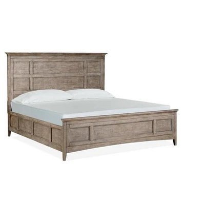 Cama King Panel Completa Magnussen Paxton Place con Rieles Regulares Foto 1 de 2
