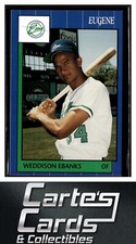 Weddison Ebanks 1990 Grand Slam Eugene Emeralds #6  Kansas City Royals