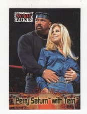 2001 FLEER WWF RAW IS WAR WRESTLING WAR ZONE PERRY SATURN WITH TERRI #73