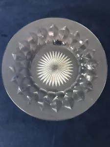 PV02567a Heisey #470 INTERCEPTED FLUTE Clear 9" Soup Plate c1920 - Picture 1 of 7