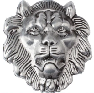 Lion Head Belt Buckle Metal BU41 - Picture 1 of 1
