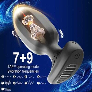 Vibrating Butt Plug Anal Toy Dildo App Remote G-spot Anal Sex toys for Women Men - Picture 1 of 18