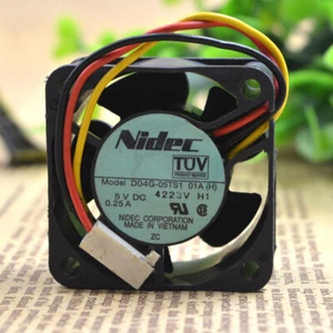 1 pcs Nidec D04G-05TS1 01AH 5V 0.25A 4020 4cm Dual Ball Cooling Fan - Picture 1 of 1
