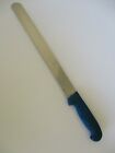 Syscoware 12" BLADE 17 1/2" TOTAL Bread Knife with Scalloped Edge BLUE Handle 