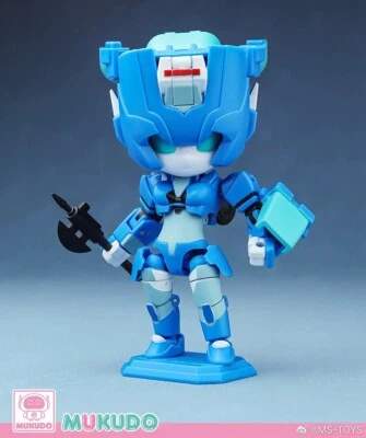 Chromia Autobot MS-TOYS MS-G03 Q Version Action Figure Deformabl Robot Toys New  - Image 1 of 4