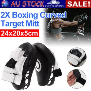 MMA Karate Muay Thai Training Pad Boxing Punch Mitts AU Fitness Equipment - Picture 1 of 8
