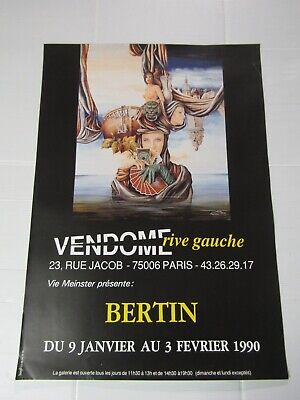 Affiche Expo Galerie :   Bertin   1990 • 25€