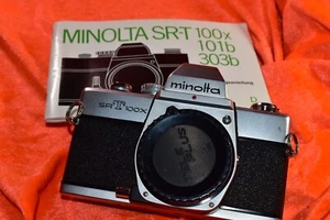 MINOLTA SR-T 100X BODY ONLY VINTAGE SLR - Bild 1 von 12