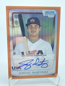2011 Bowman Chrome 18U USA National Team Refractors #18U15 Jeremy Martinez