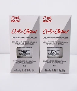 Wella Color Charm Liquid Haircolor, 7NG Medium Beige Blonde, 1.42 fl oz ea, 2 pk - Picture 1 of 5
