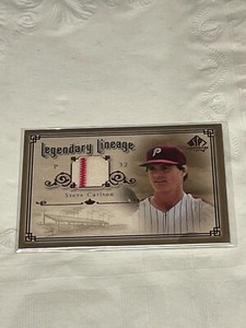 2005 SP Legendary Cuts Lineage Jerseys Steve Carlton #LE-SC HOF  Phillies