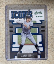 2021 Panini Absolute Green Aaron Judge Icons #I-9 New York Yankees