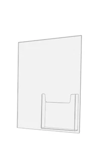 Wandschild Halter mit dreifach faltbarer Tasche 8,5 x 11 Zoll Großhandel Menge 12 Displays - Bild 1 von 1