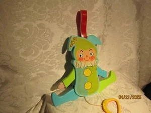 Juguete Jolly Jumping Jack No 145 1969 de Fisher Price East Aurora NY - Imagen 1 de 11