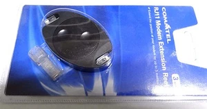 2.4m  RJ11  extendable Cable Lead 4 Pin ADSL Router Modem Phone 6p4c BT 431A  - Picture 1 of 6