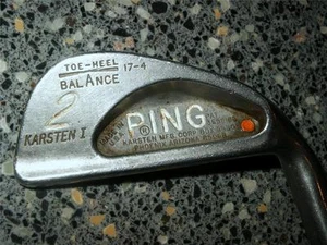 Ping KARSTEN I "Orange Dot" Single Iron ~ 2 Iron ~ PING Steel Shaft~RH~VG - Picture 1 of 6