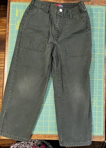 boys Gymsport Gymboree Large 4 to 5 years Forest Green pant elastic in back - Picture 1 of 2