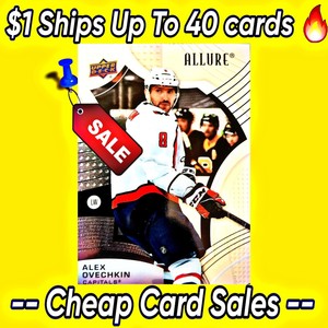 2021-22 Upper Deck Allure Hockey #1-150 Rookies & Stars - Complete Your Set !!!