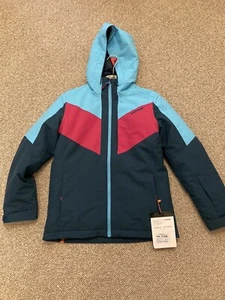 Ziener Kids Amila Winter Ski Jacket Coat Methyl Blue 12-13 Years (152cm) New - Picture 1 of 10