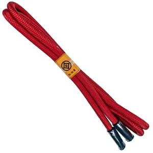 VTG Round-Woven Red Obijime Kitsuke Accessory Matsuzakaya Dept Store: Mar24-A - Picture 1 of 5
