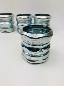 THOMAS UND BETTS TK116A 2" EMT KOMPRESSIONSKUPPLUNG STAHLVERZINKT - 4 STÜCK - Bild 1 von 4