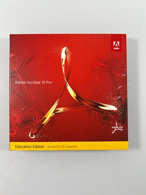 Adobe XI Pro para Windows 7,8, Vista DVD Education Edition con clave de activación Foto 1 de 2