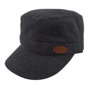 Kangol Denim Army Cap Unisex Adult Mens Large Blue Hat Patch Logo - Picture 1 of 11