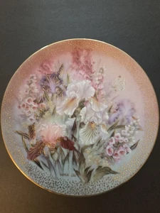LENA LIU Sammelteller Symphony of Shimmering Beauty "Iris Quartet" signiert - Bild 1 von 3