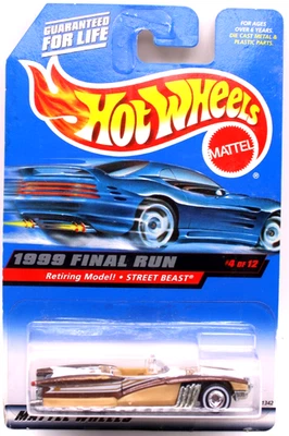 Hot Wheels 1999 Final Run #4 Street Beast met. brown/tan/white WLRR 's - Image 1 of 4