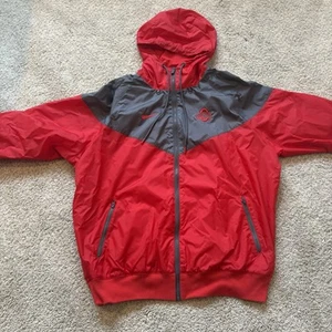 Nike The Ohio State Buckeyes Team Issue On-Field Windbreaker Jacket Mens Large - Picture 1 of 8