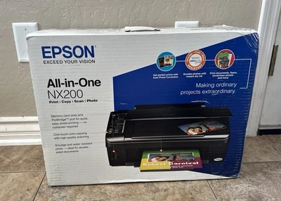 EPSON All-In-one NX100 Stylus Inkjet Printer - New Old Stock - Image 1 of 4