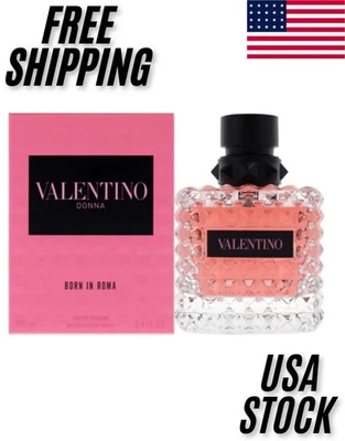 Valentino Donna Born In Roma Perfume 3.4oz.EDP Spray for Women New in Sealed Box - Image 1 of 4