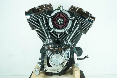2002 Harley Touring FLHPI Road King Police OEM EFI Twin Cam 88 Engine Motor 22K Foto 1 de 4