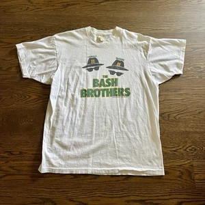 Vintage OAKLAND ATHLETICS Bash Brothers MLB Baseball Shirt Sz XL - Picture 1 of 5
